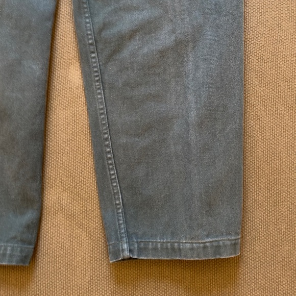 Vintage 90s Lakewoods Bay Green Denim Pants - Picture 14 of 15